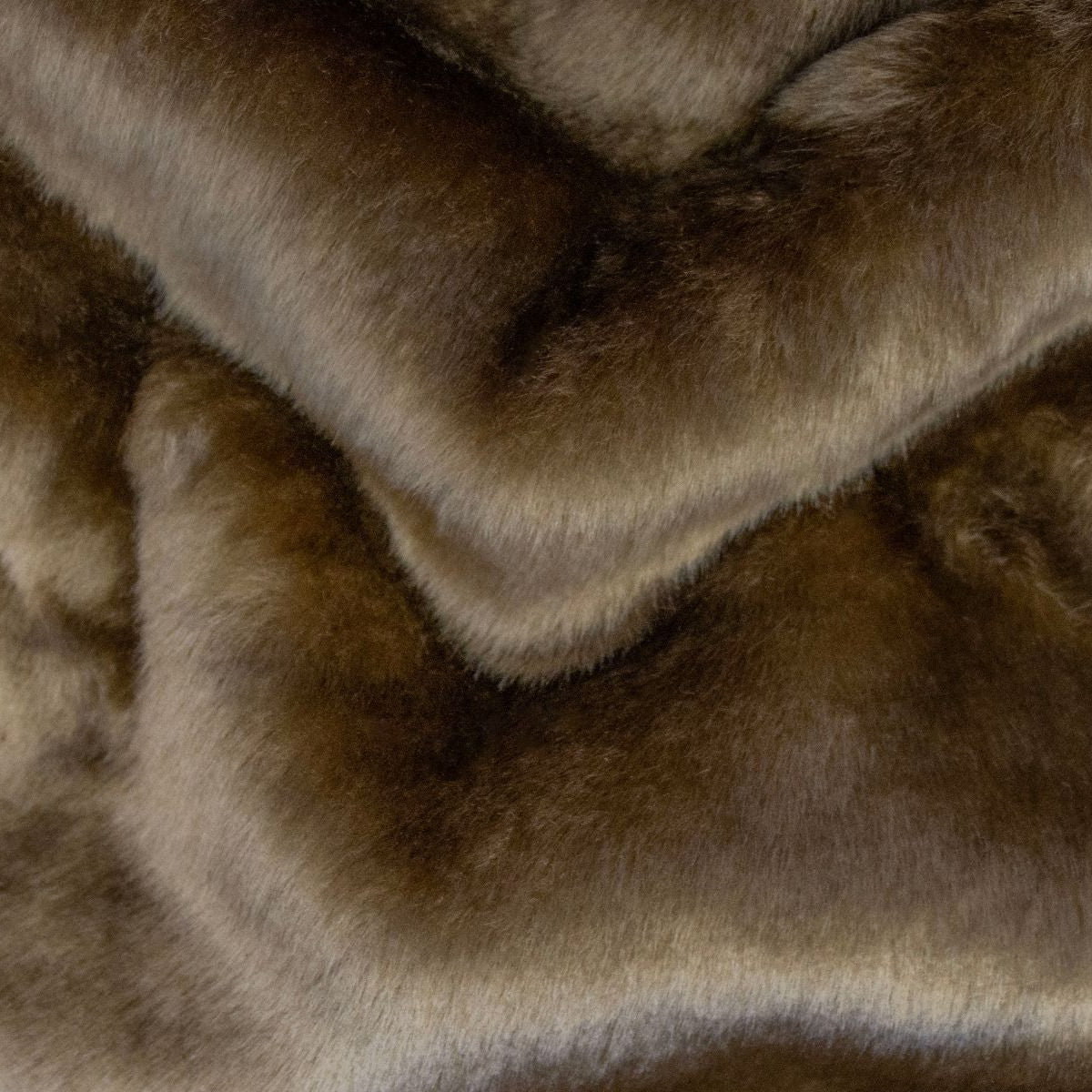 Fellimitat Stoff Kunstpelz - braun
