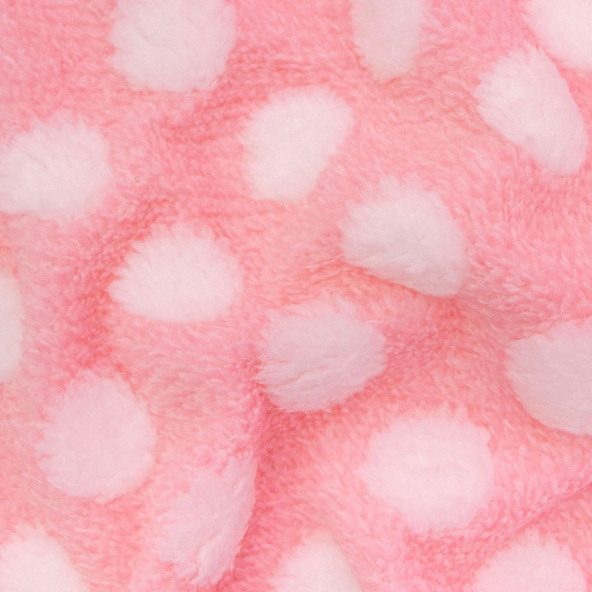 Sherpa Teddy Fleece Stoff - Pünktchen