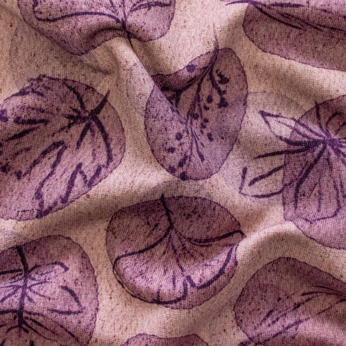 French Terry Swafing - Autumn Leaves & Dots by Christiane Zielinski - Blätter