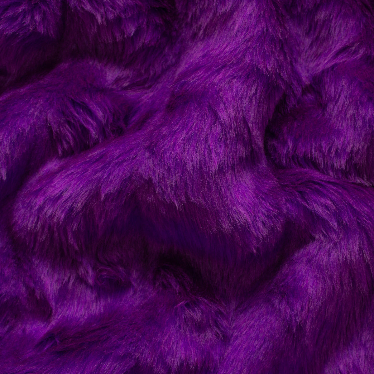 Fellimitat Kunstpelz - Zottel - lila