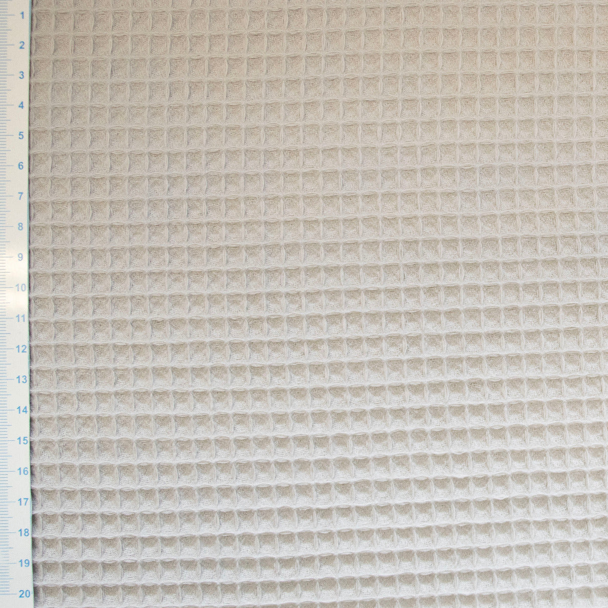 Waffelpiqué Baumwolle uni silbergraufarben