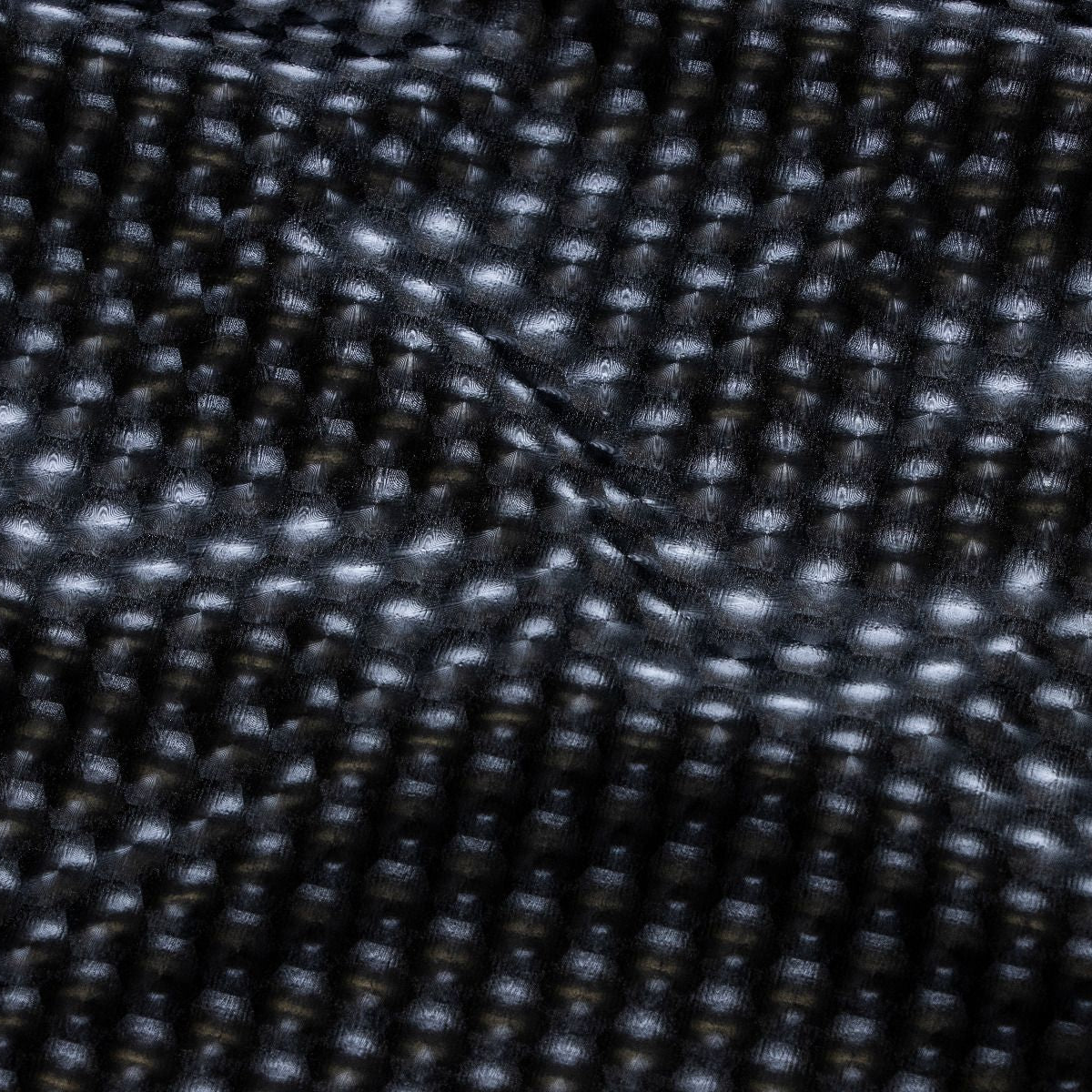 Softshell Jackenstoff Stretch - Kreise in 3D-Optik - schwarz