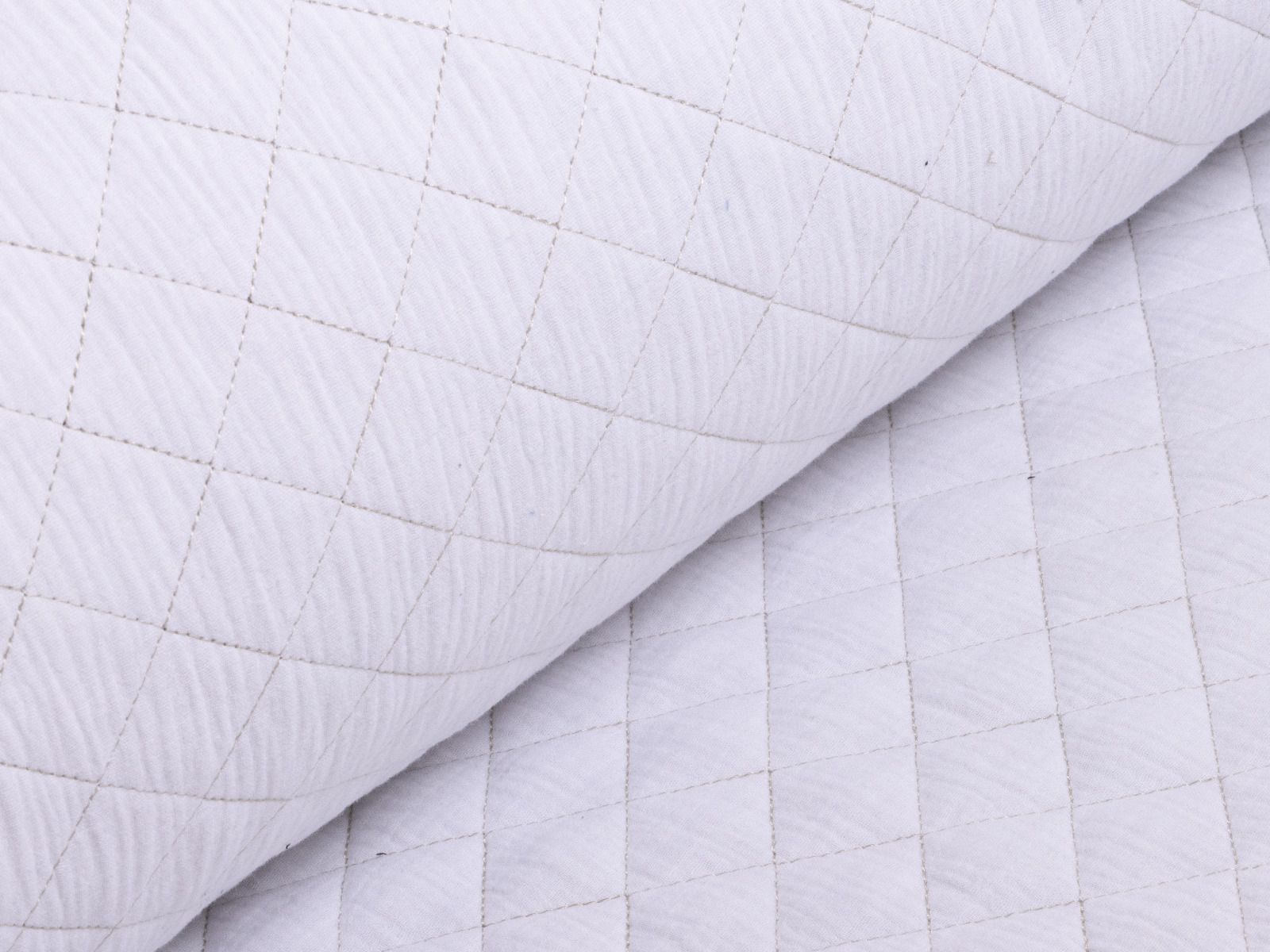 Musselin Double Gauze Rautenstepper