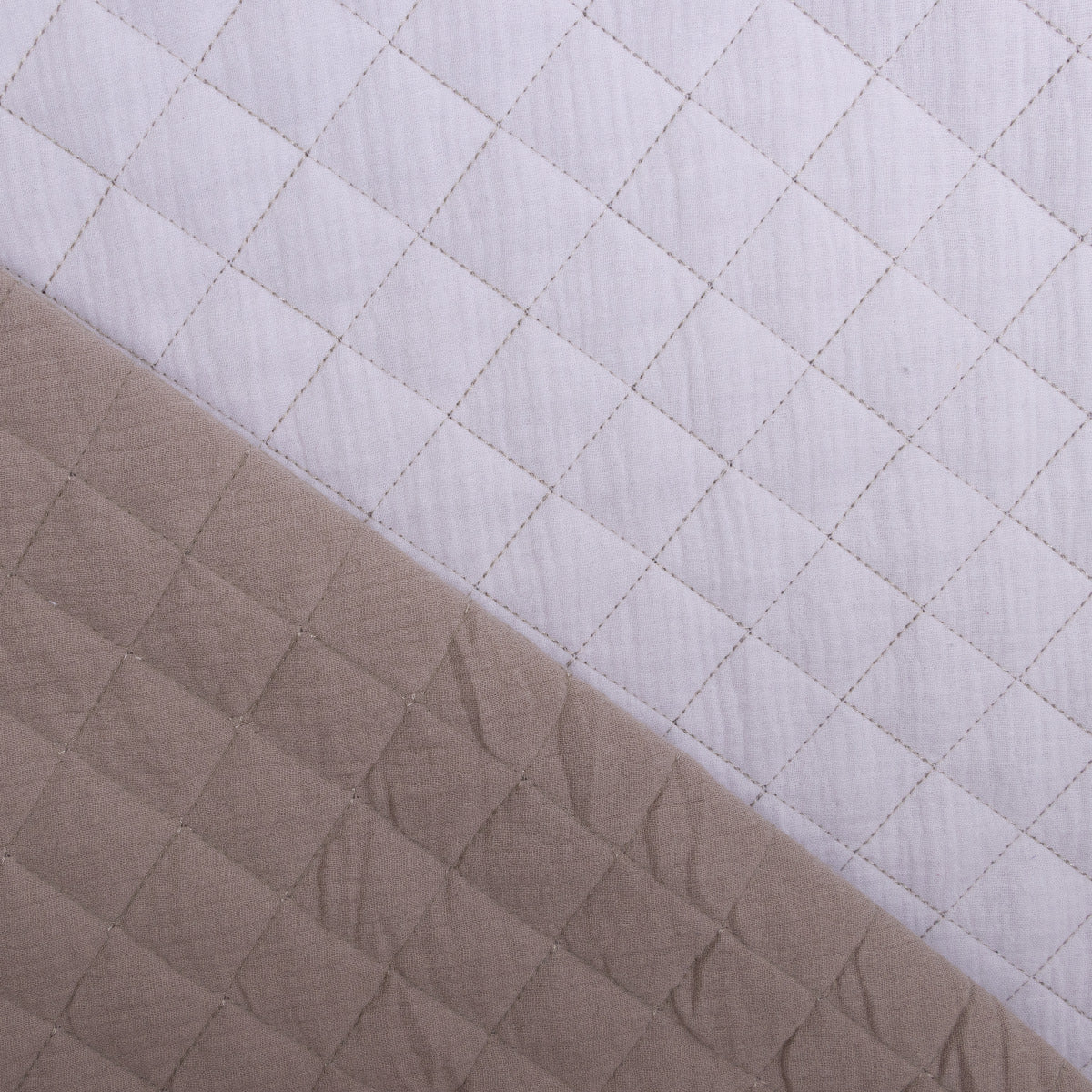 Musselin Double Gauze Rautenstepper