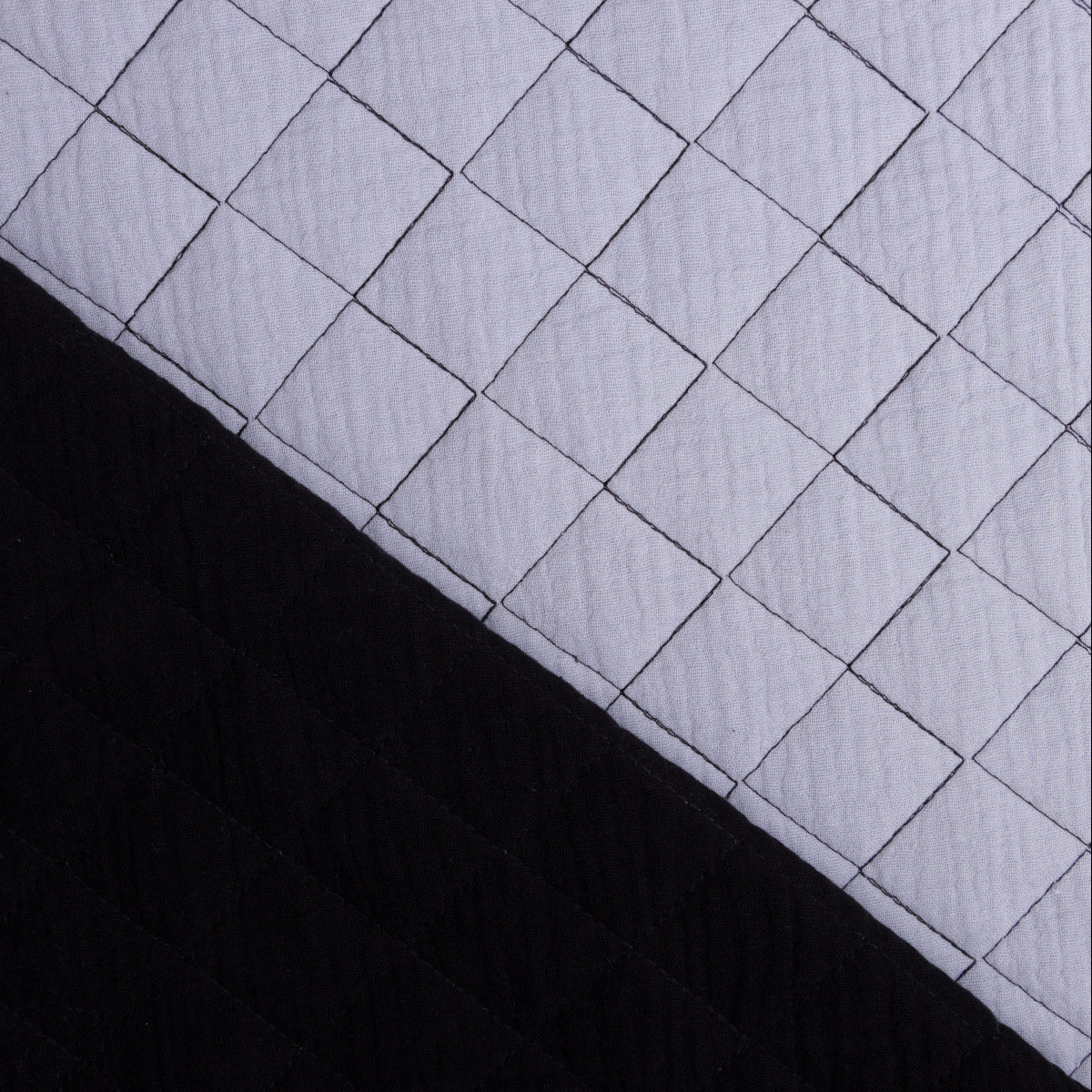 Musselin Double Gauze Rautenstepper