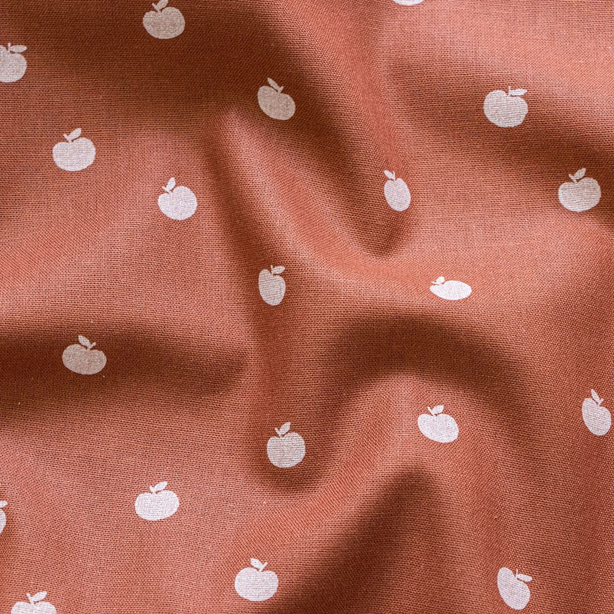 Webware Baumwolle Popeline - Äpfel