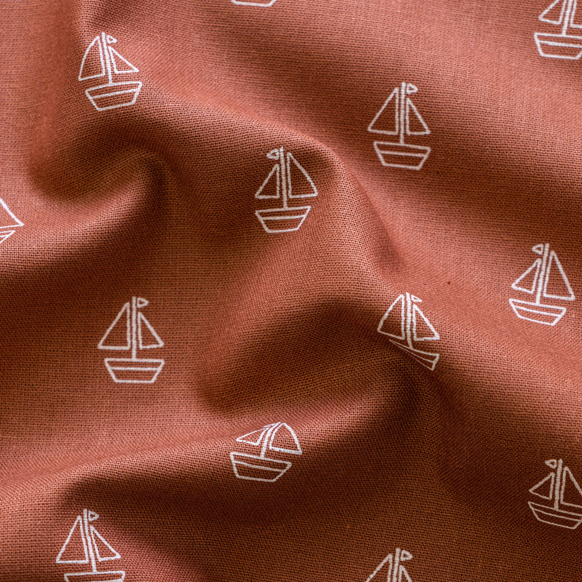 Webware Baumwolle Popeline - Segelboote