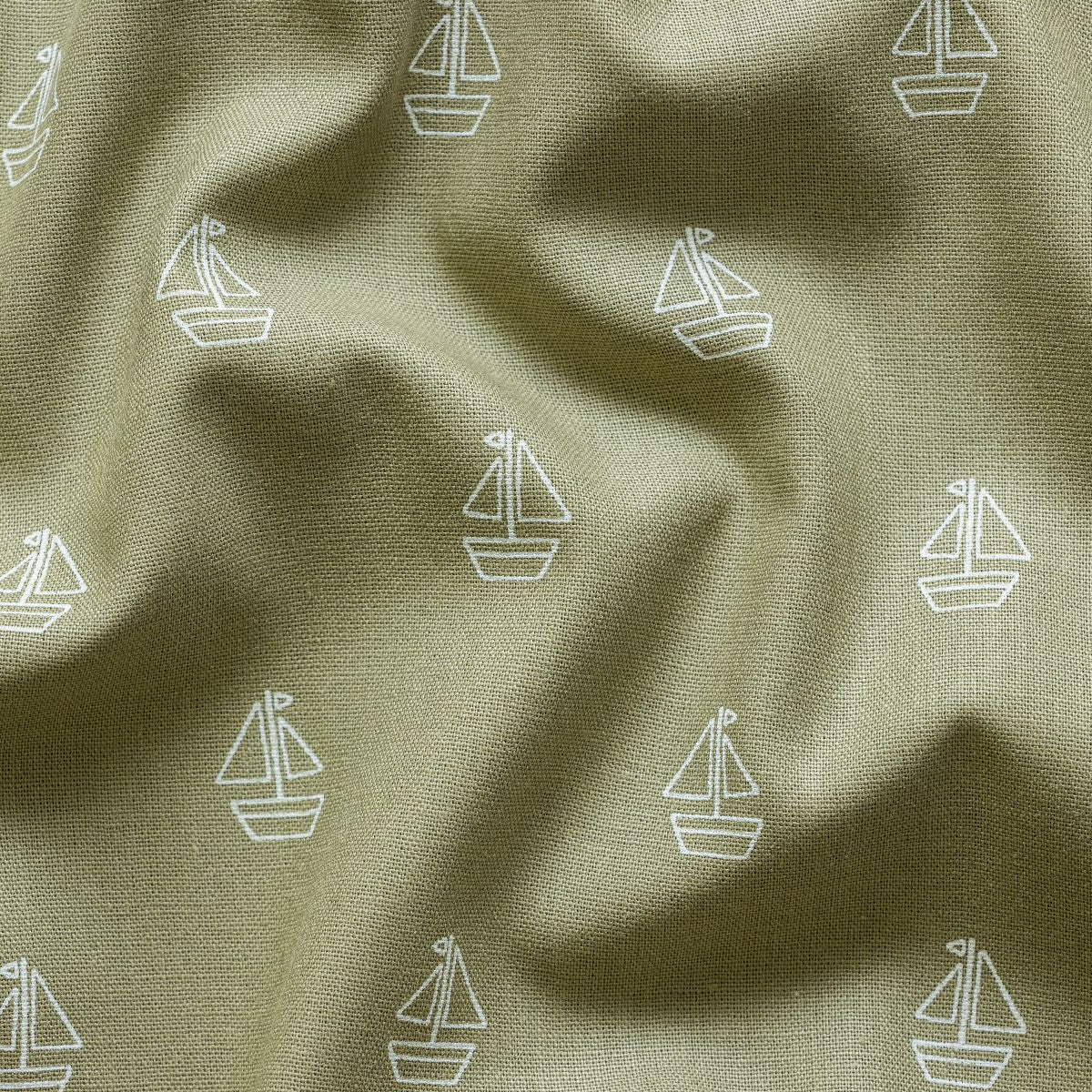 Webware Baumwolle Popeline - Segelboote