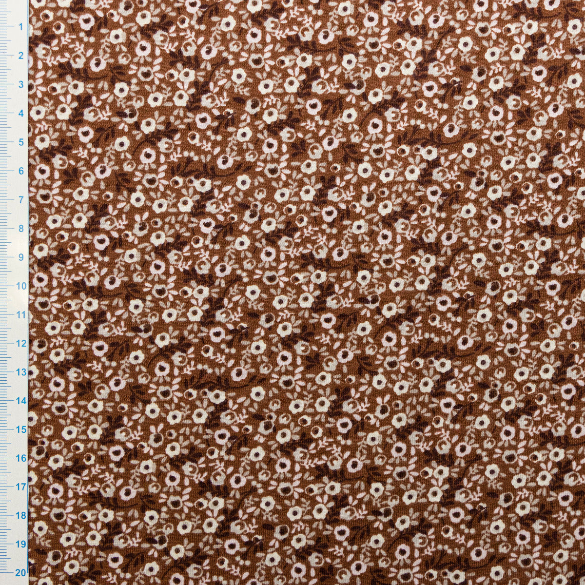 Jersey - Streublümchen - terrakotta