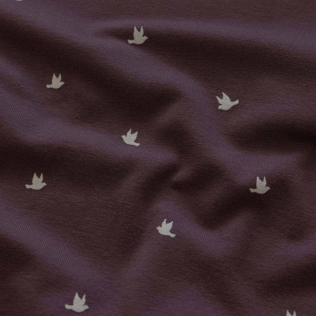 Jersey - Vogelschwärme - mauve