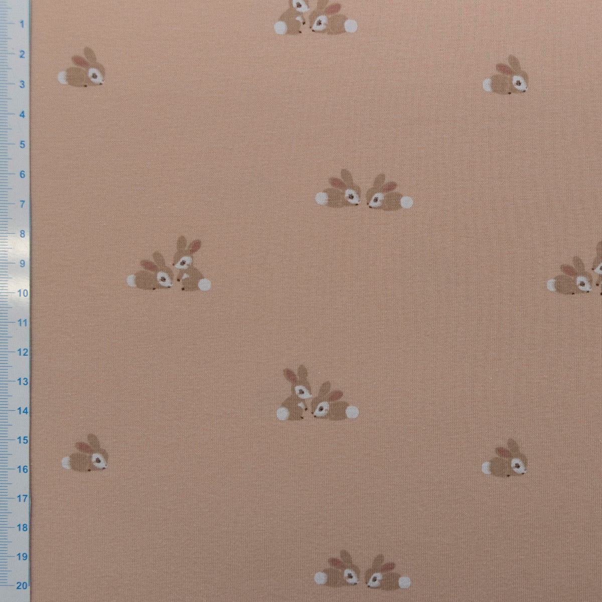 Jersey - Hasenfamilie - koralle