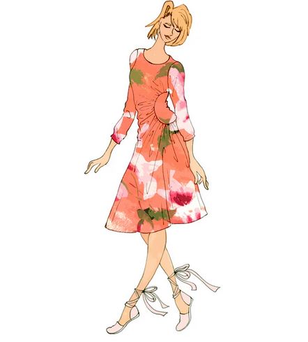 Papierschnittmuster Jerseykleid Quitte