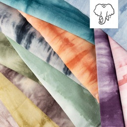 Webware Baumwolle Hand-dyed Tie Dye Snoozy - Batikoptik