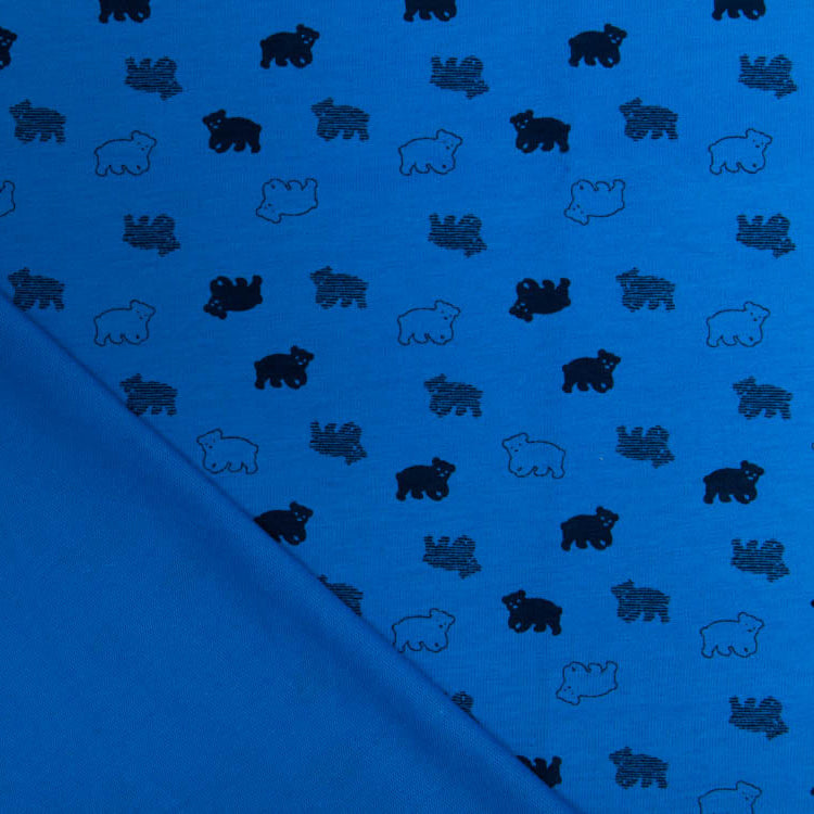 Interlock Sanetta - Eisbären - kobaltblau