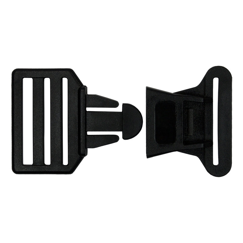 Steckschnalle ca. 40 mm - schwarz