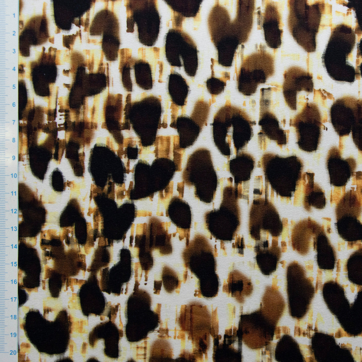 French Terry - Animalprint - cremé