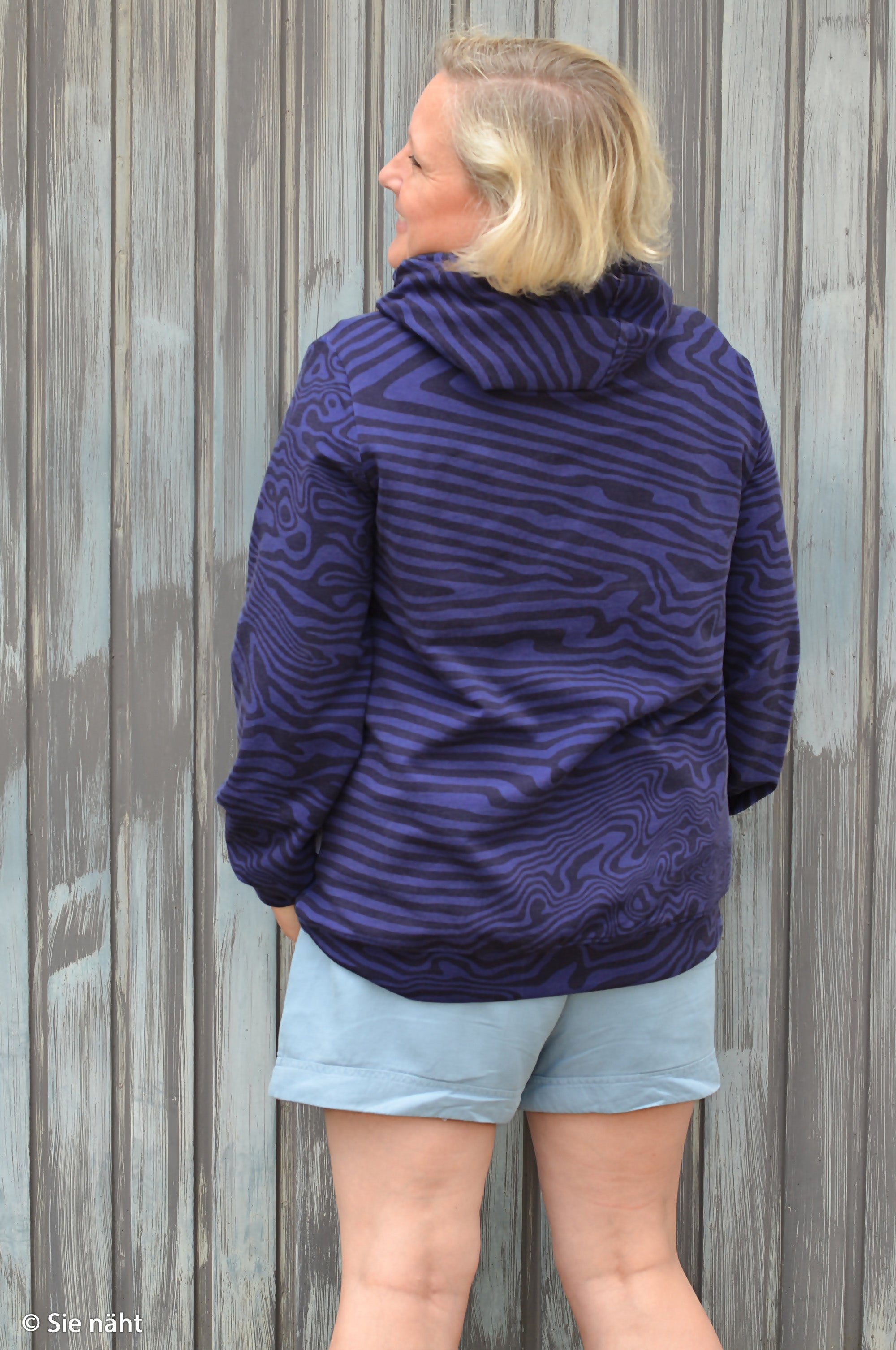 French Terry Swafing What the Duck Thorsten Berger - dunkelblau