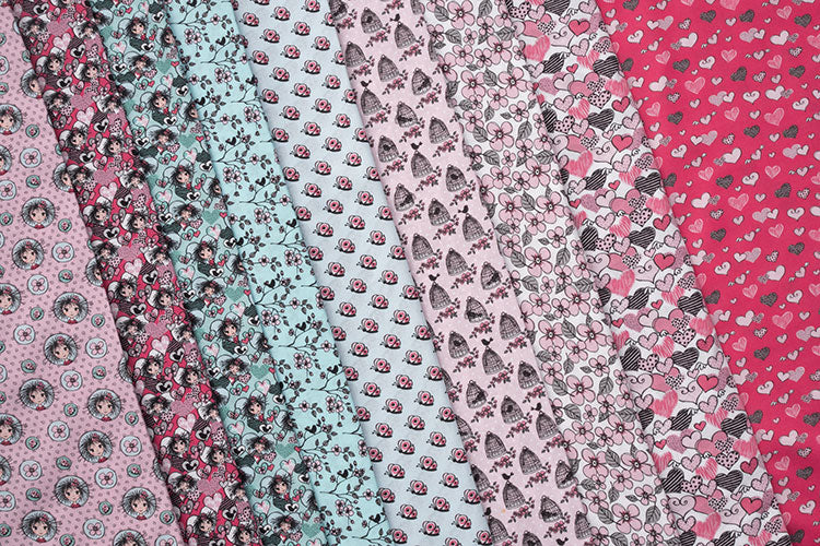 Webware Baumwolle Swafing Valerie Papillon by Steinbeck - Vogelkäfige auf Punkte - rosa