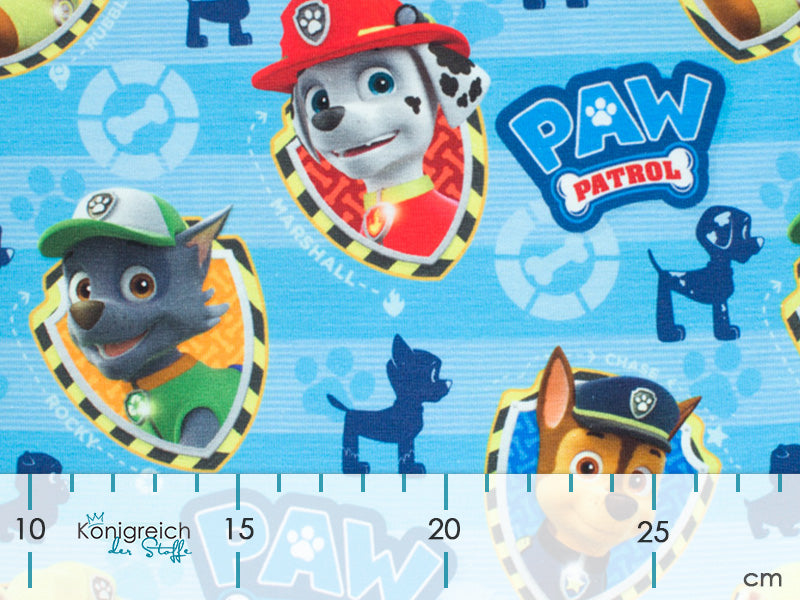 Jersey Swafing "Paw Patrol" Hundeabzeichen mittelblau