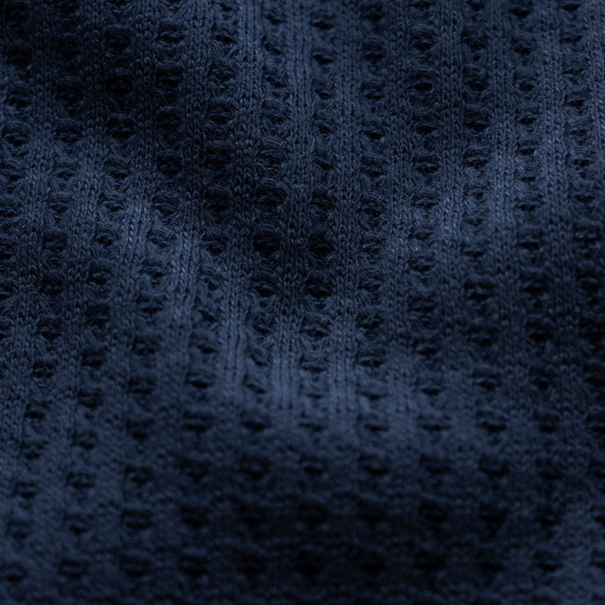 Jersey Waffelstrick Swafing Rocko - uni dunkelblau
