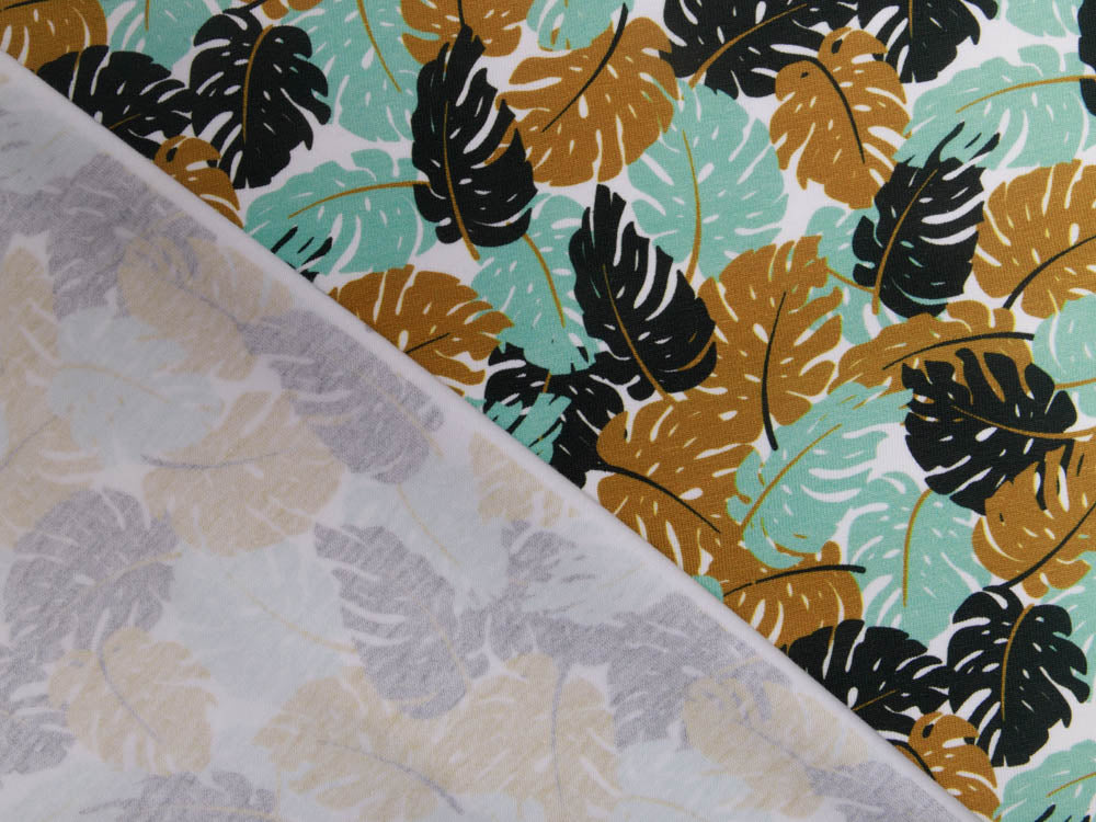 Jersey Swafing Theo - viele Monstera-Blätter