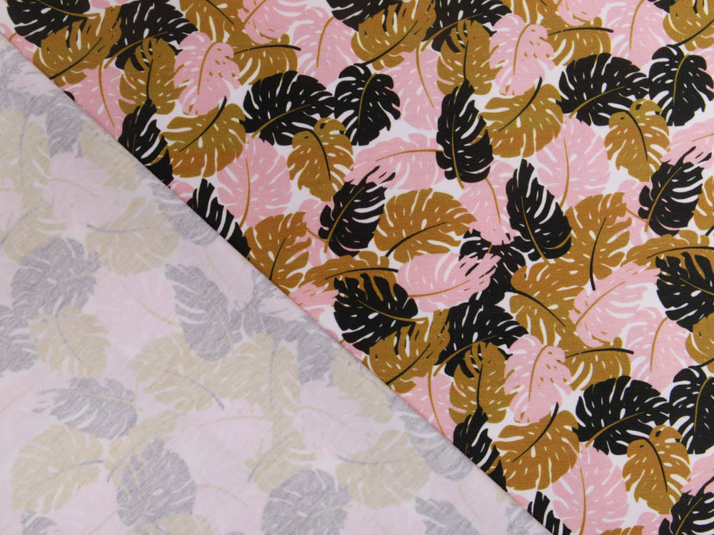 Jersey Swafing Theo - viele Monstera-Blätter