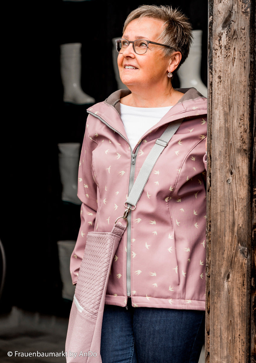 Kunstleder Swafing Beatrice Coupon ca. 50 cm x 70 cm - Flechtmuster