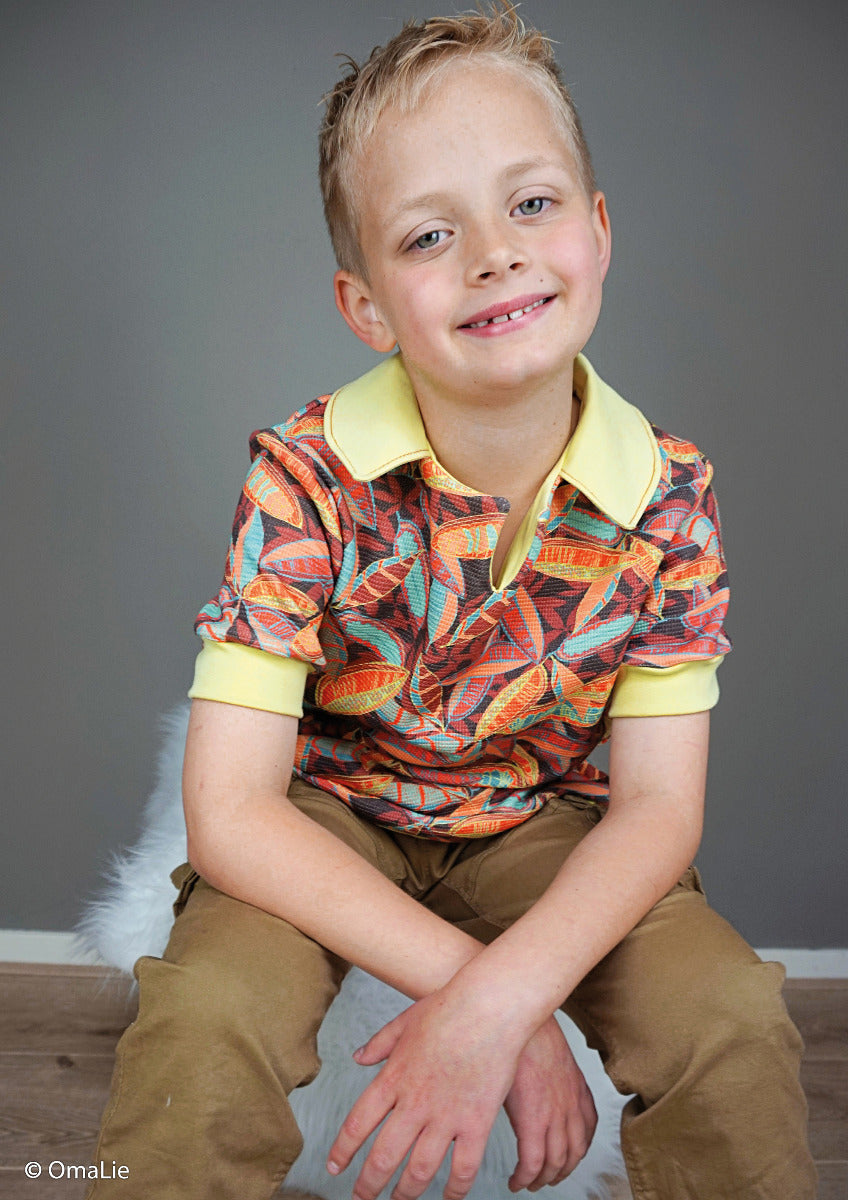 Waffeljersey Swafing Viento by Bienvenido Colorido - Dschungelblätter