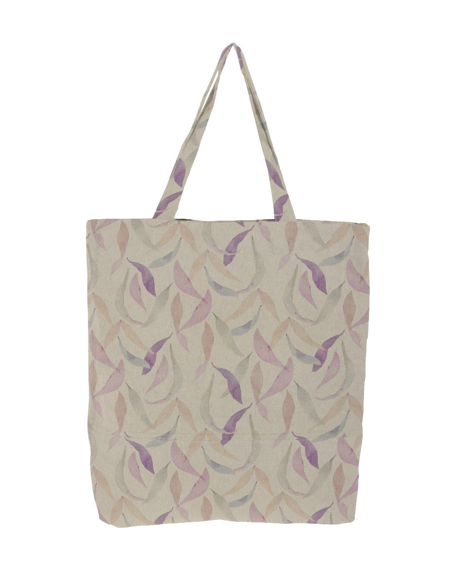 Canvas Swafing Christel - Blätter in Wasserfarbenoptik - beige-flieder