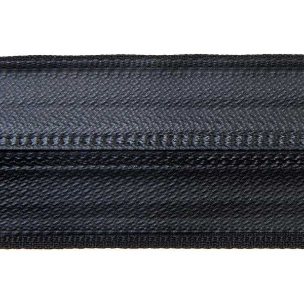 Outdoor-Endlosreißverschluss wasserdicht 5 mm - uni schwarz