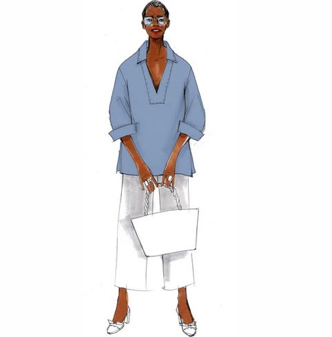 Papierschnittmuster Bluse Winnie