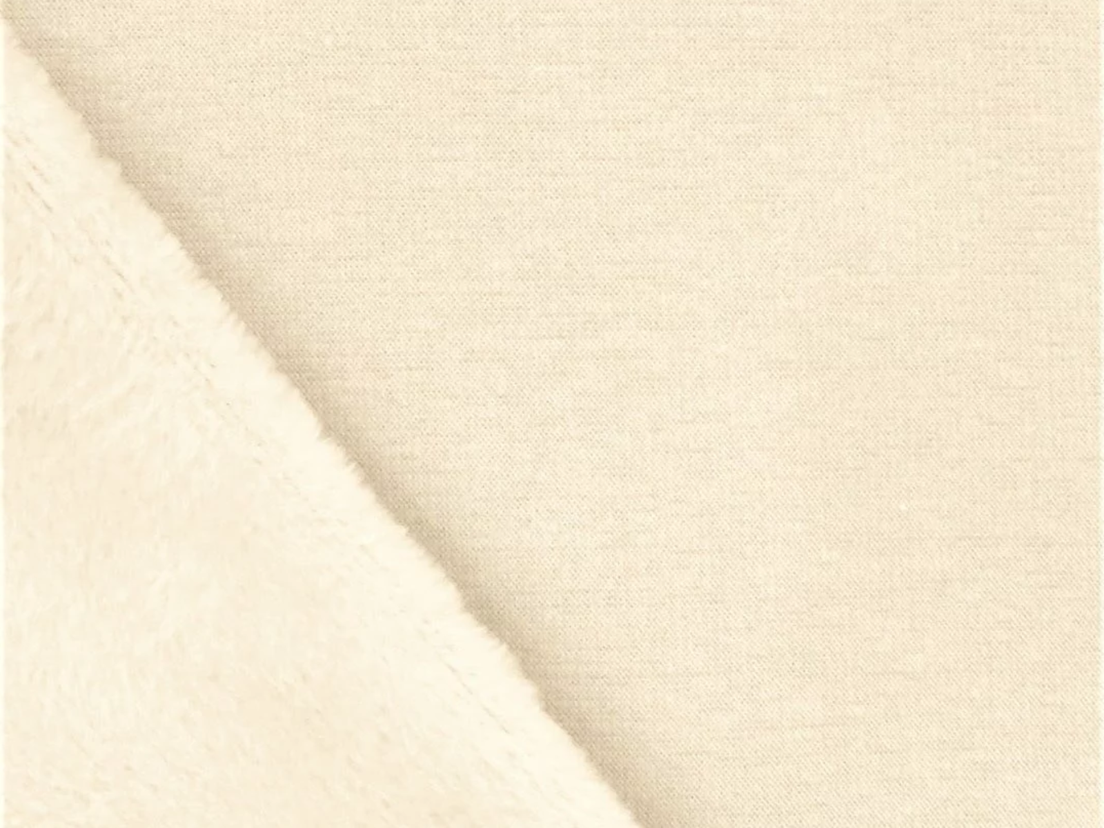 Alpenfleece Stoff - uni