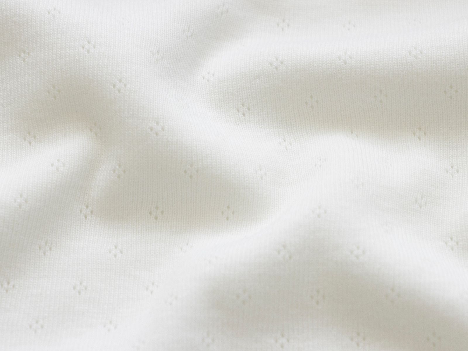 Jersey Feinstrick Stoff Ajoure Pointoille