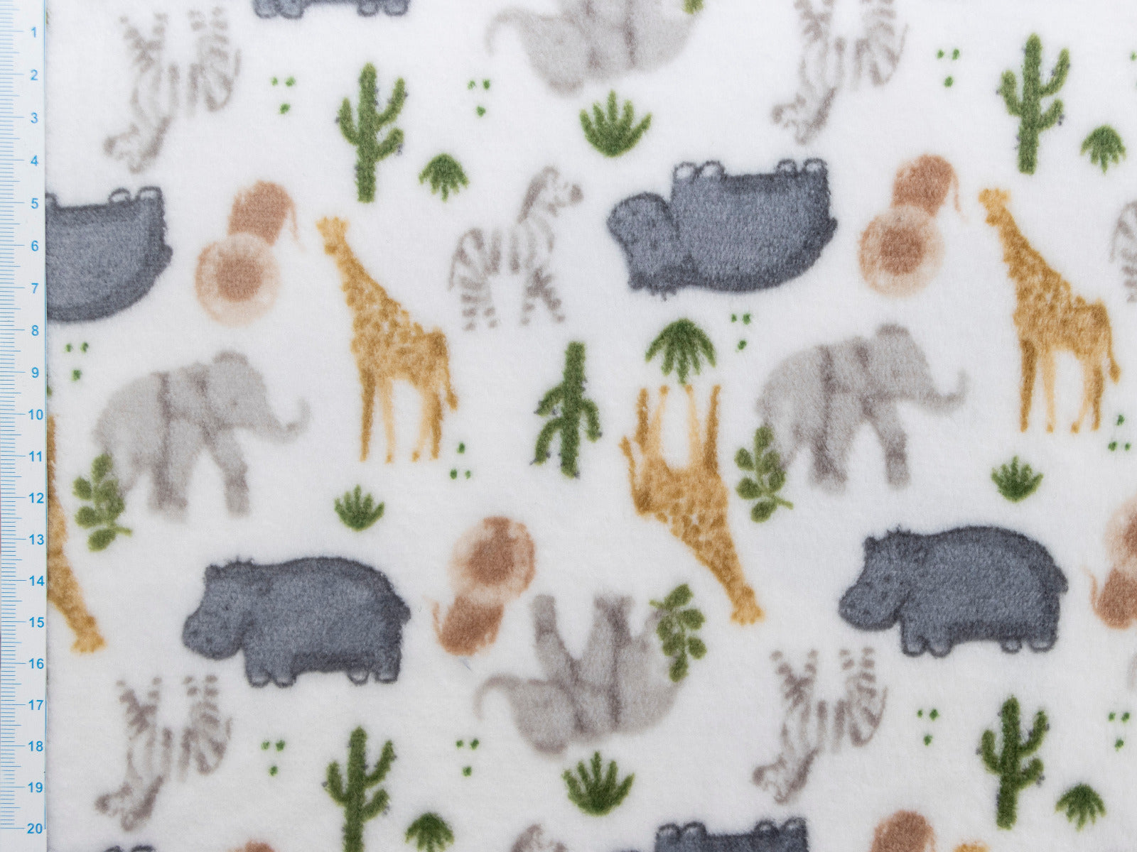 Wellnessfleece - wilde Safarietiere