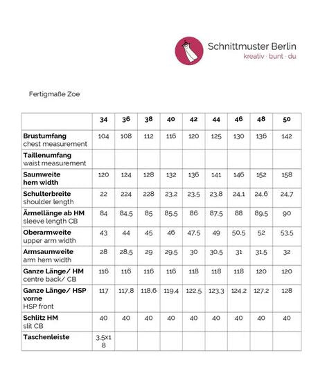 Papierschnittmuster Premium Mantel Zoe