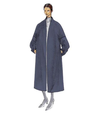 Papierschnittmuster Mantel Zuri