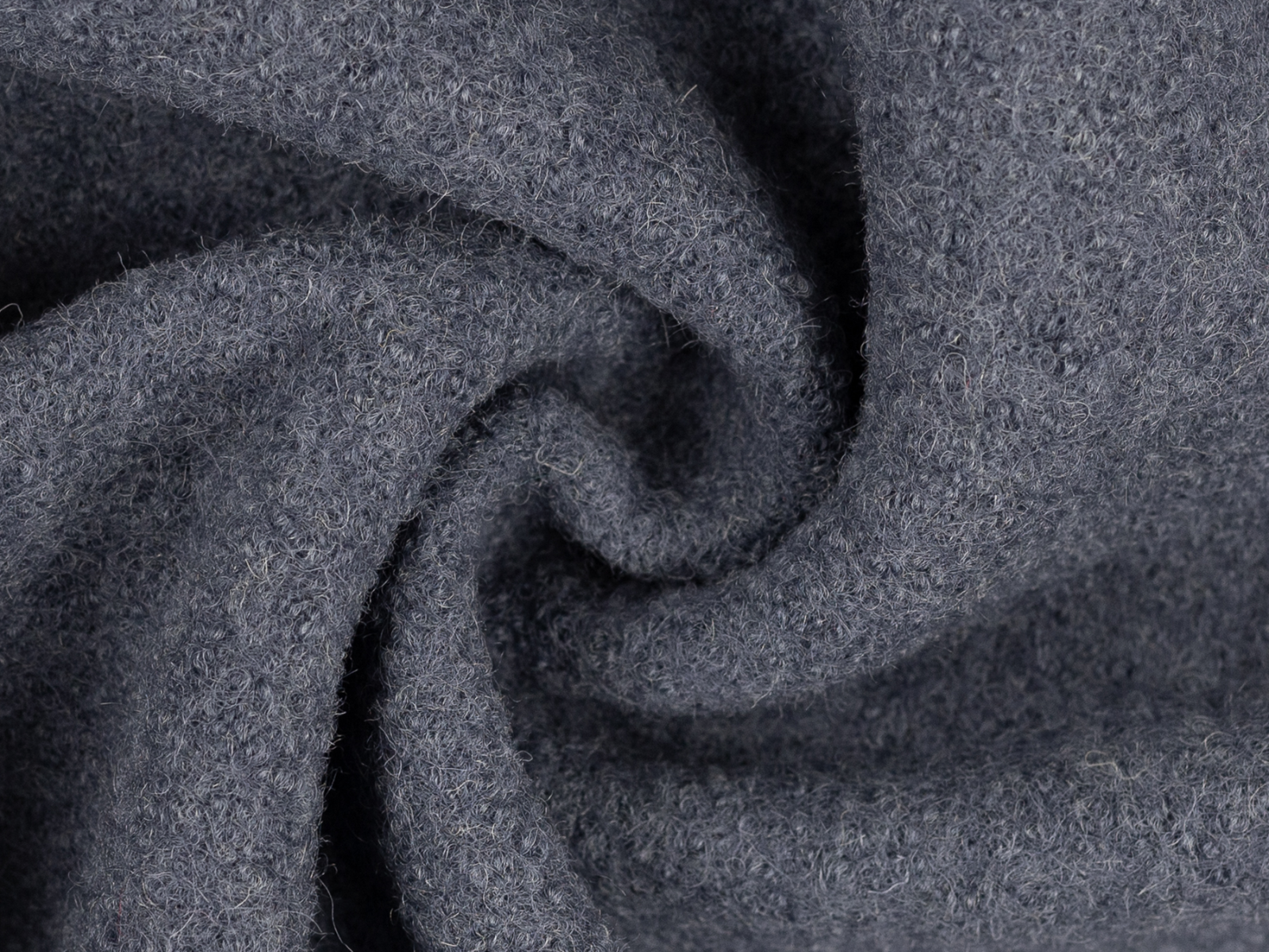Wollwalk Stoff Naomi gekochte Wolle - uni