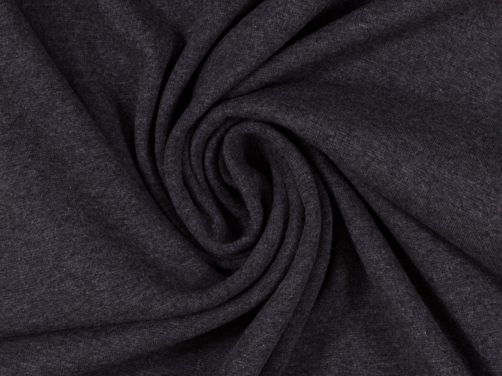 Glattes Bündchen Stoff Heike 95cm - meliert