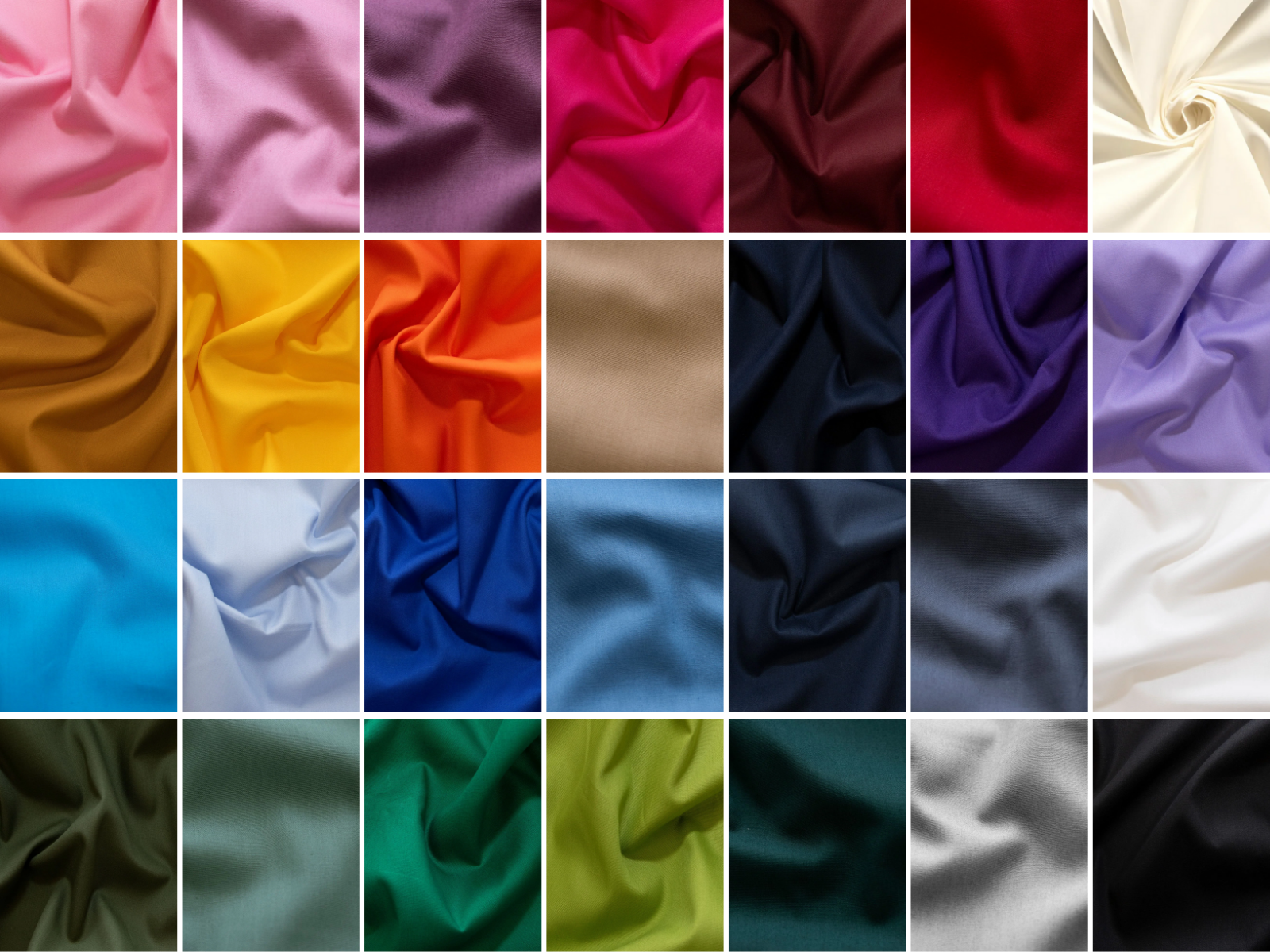 Webware Baumwolle Popeline Stoff uni