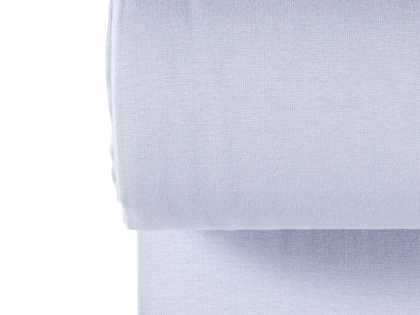 Glattes Bündchen Stoff im Schlauch