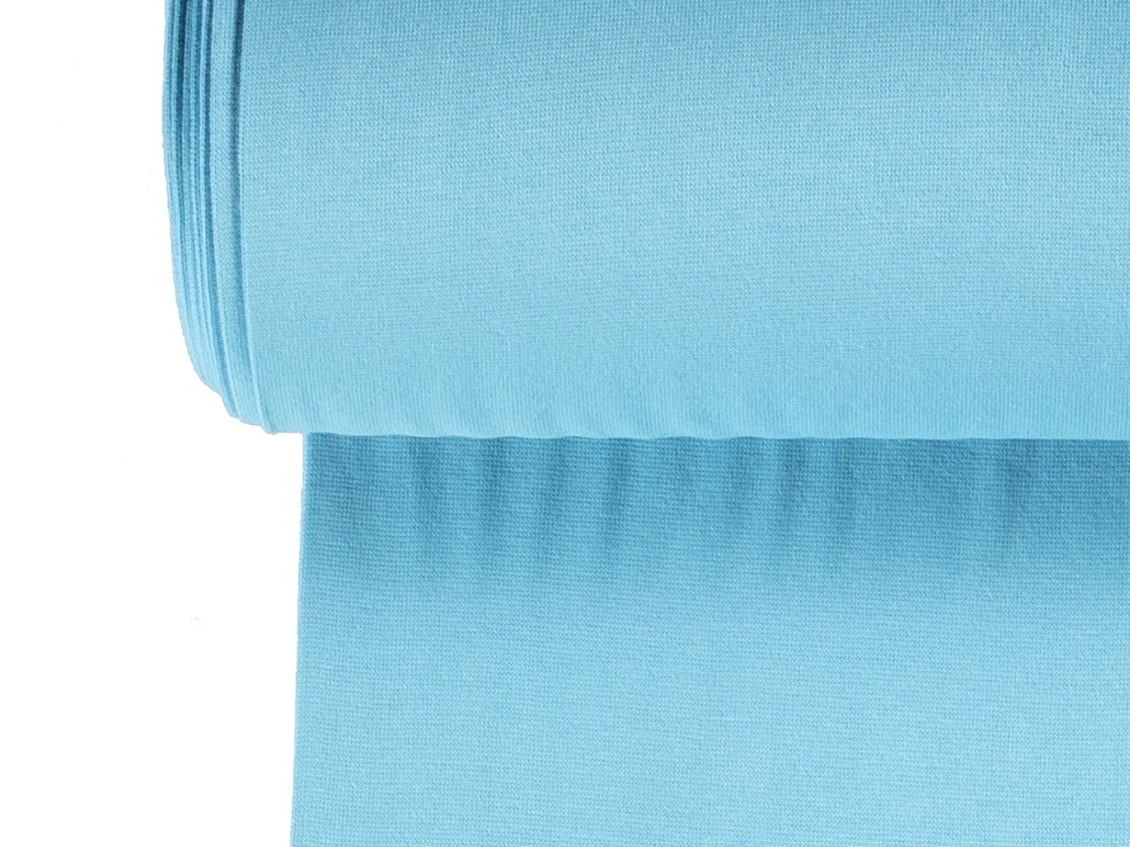 Glattes Bündchen Stoff im Schlauch