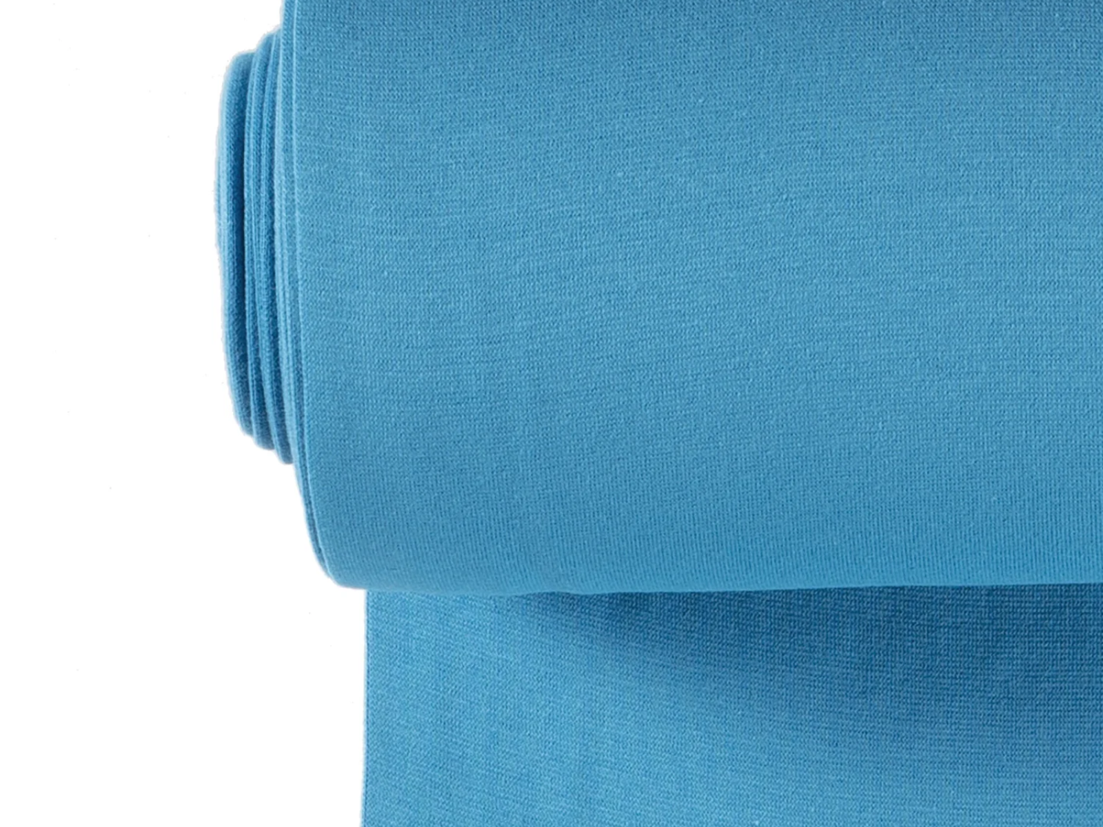 Glattes Bündchen Stoff im Schlauch