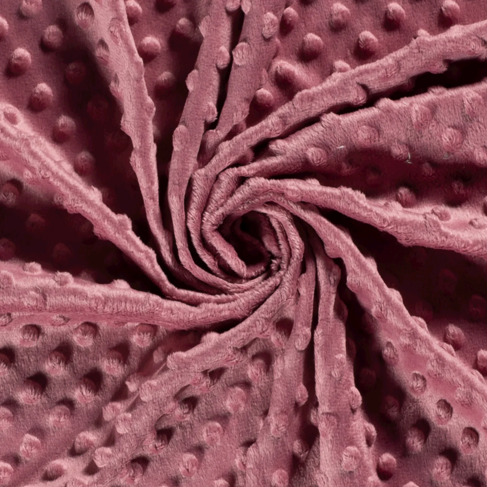 Minky-Stoff mit Noppenprägung