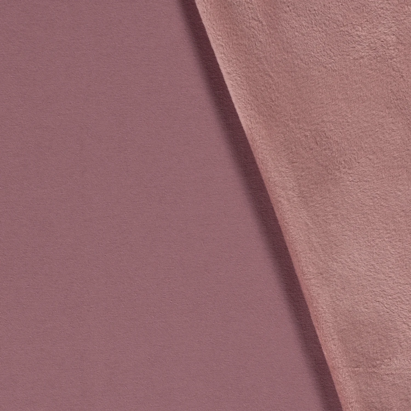 Alpenfleece Stoff- uni