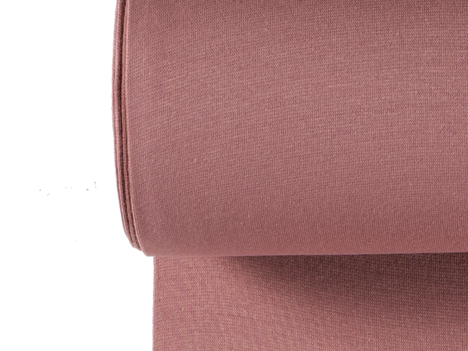 Glattes Bündchen Stoff im Schlauch