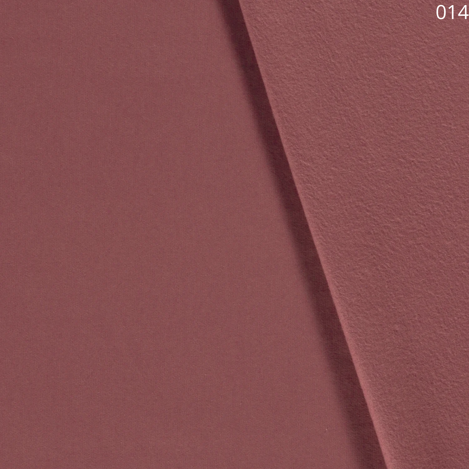 Angerauter Sweat Stoff - uni