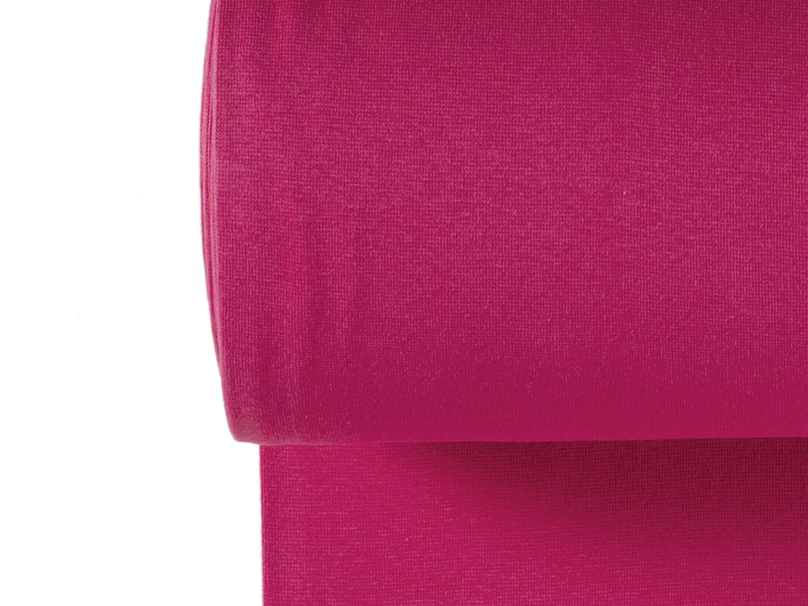 Glattes Bündchen Stoff im Schlauch