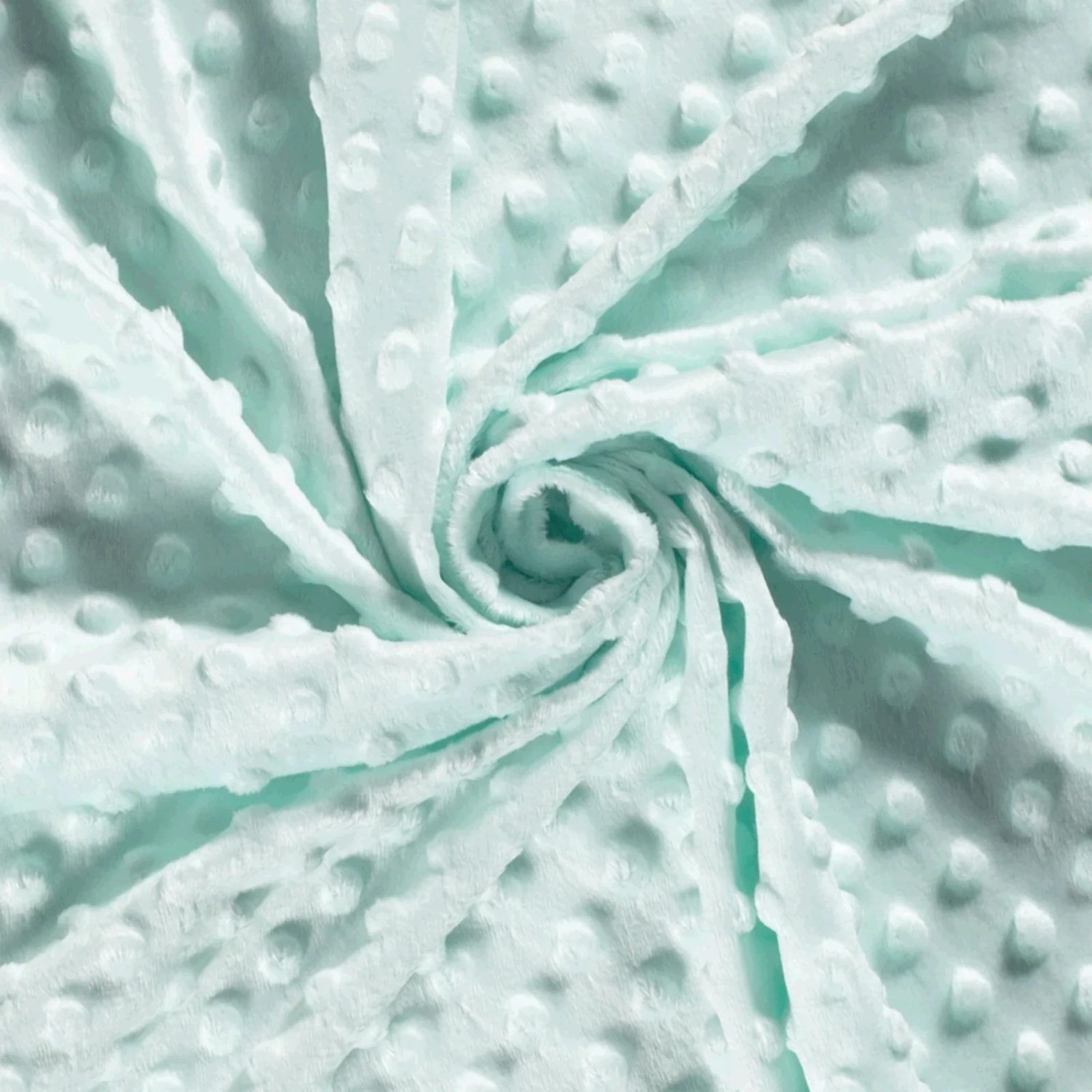 Minky-Stoff mit Noppenprägung