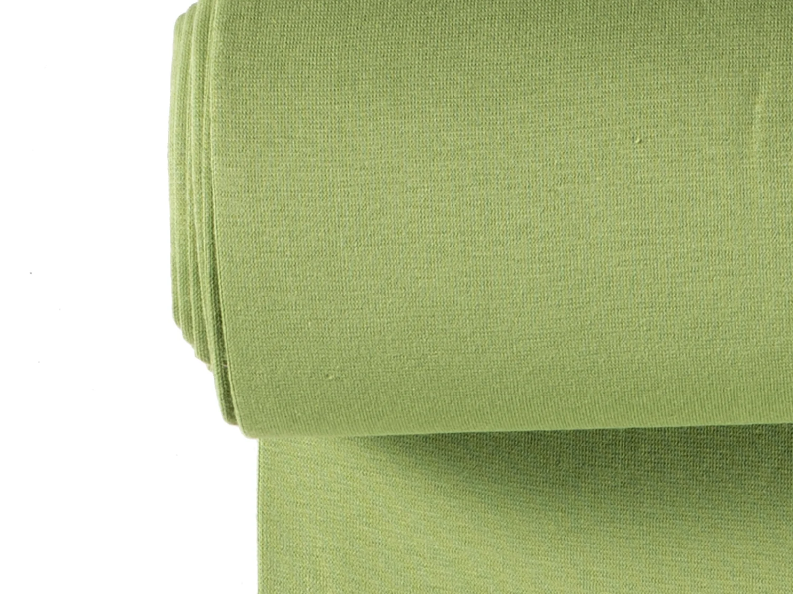 Glattes Bündchen Stoff im Schlauch