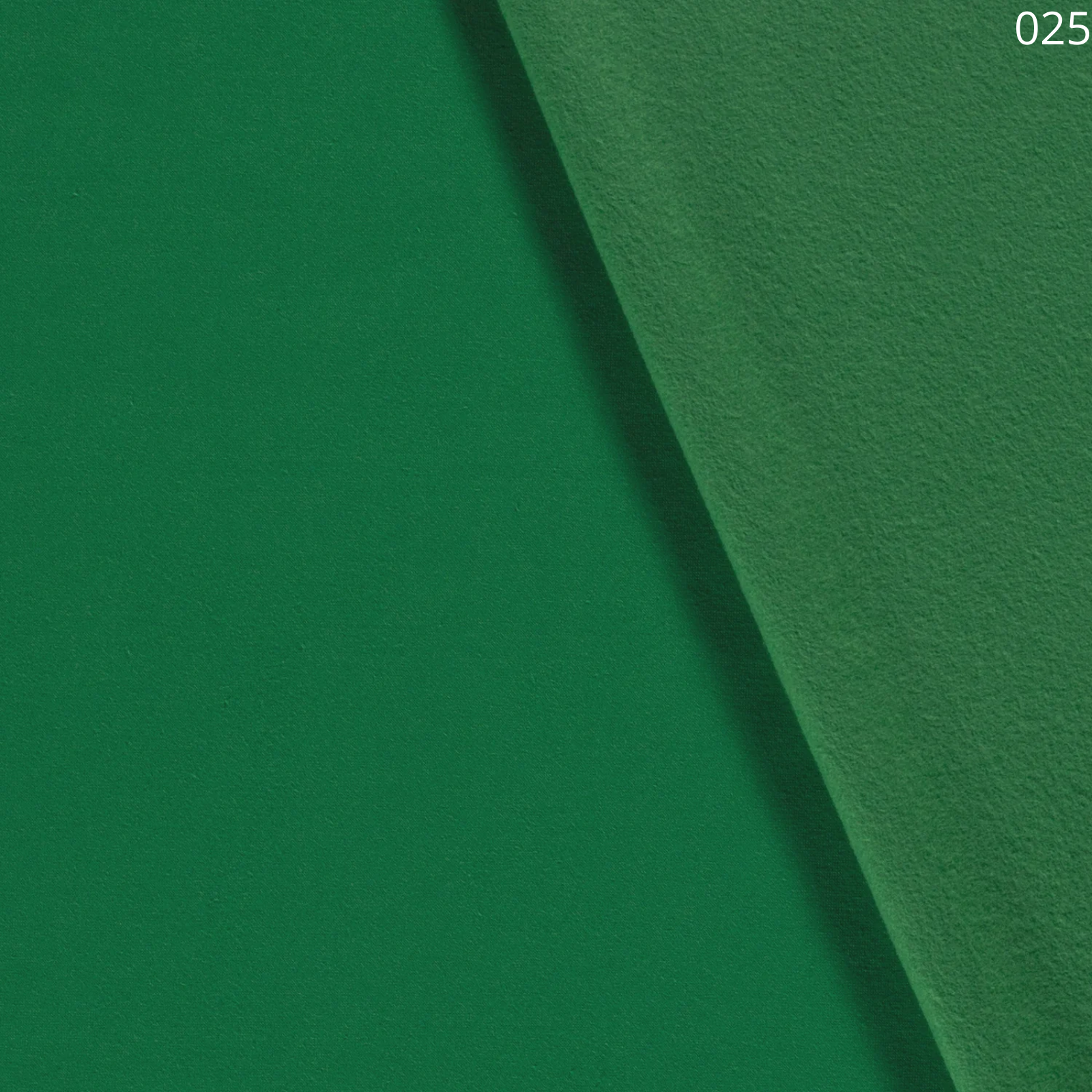 Angerauter Sweat Stoff - uni